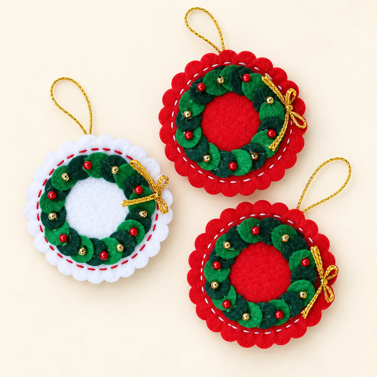 Mini Wreath Ornaments