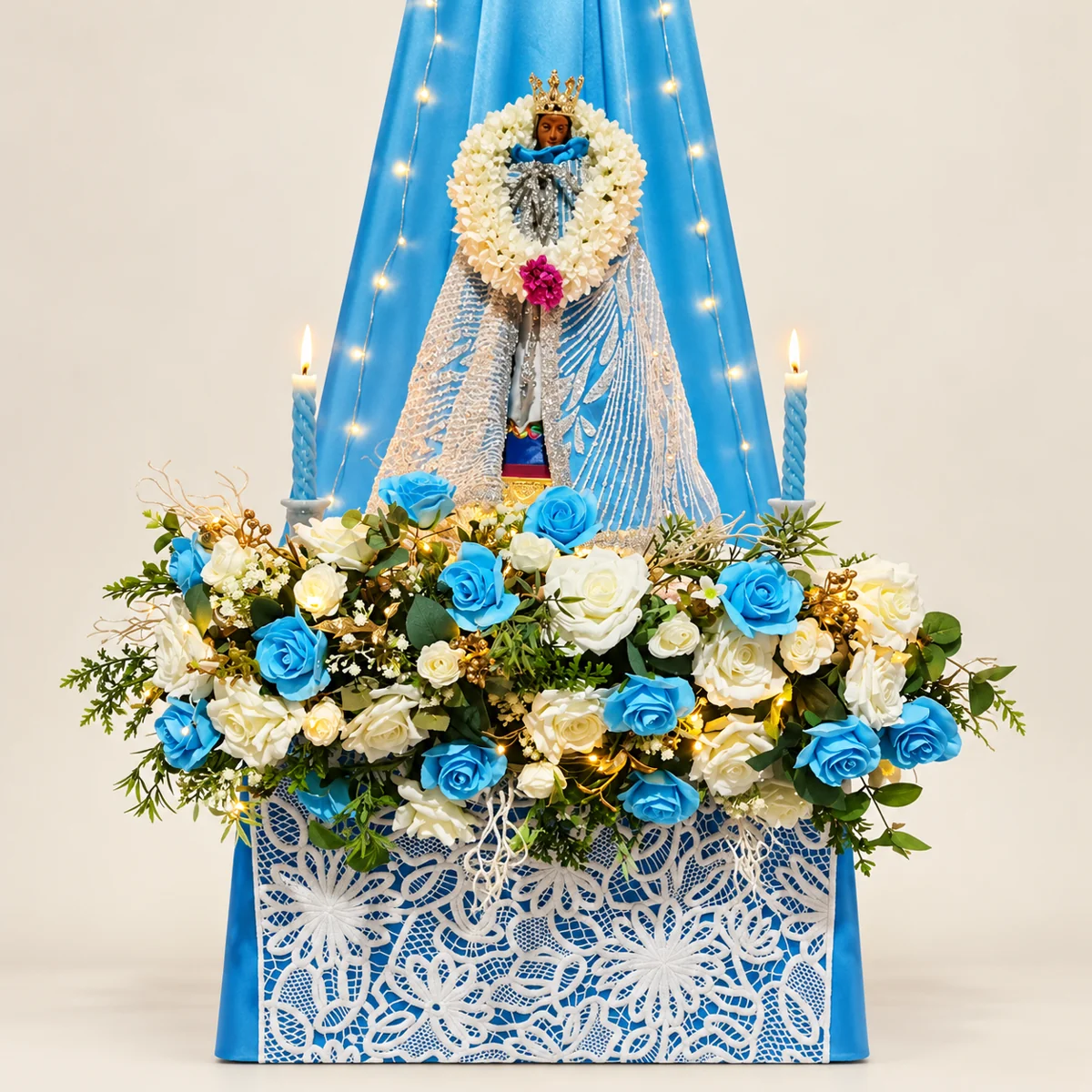 Religious Floral Display